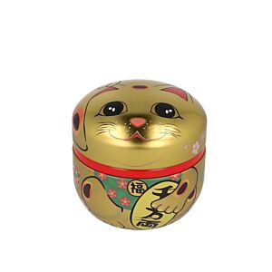 Tedåse Maneki Neko guld